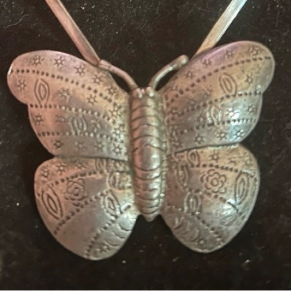 Pewter Butterfly Pendant